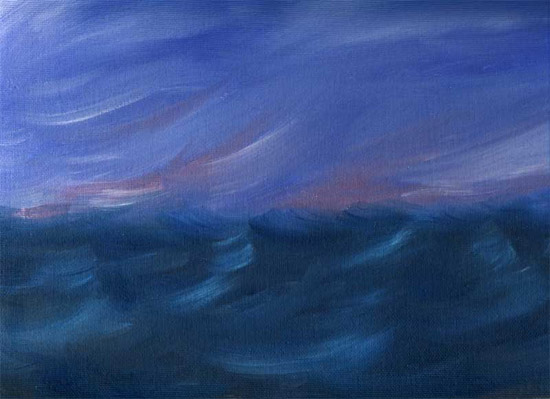 Bild: Meer (Ölgemälde, 1995)